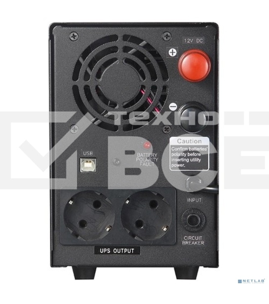 Источник бесперебойного питания Powercom Infinity INF-1500 1050Вт 1500ВА черный