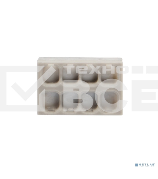 Экспресс-клемма с пастой Rexant СМК 2273-248, 8-проводная 0.5-2.5 мм², прозрачная, блистер (6 шт./уп.)