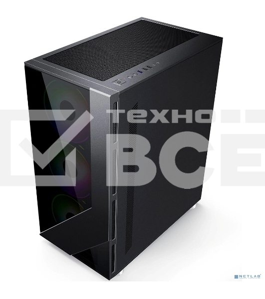 Компьютерный корпус AeroCool / Formula V-LINE 7713 черный без БП ATX 3x120mm 2xUSB2.0 1xUSB3.0 audio bott PSU