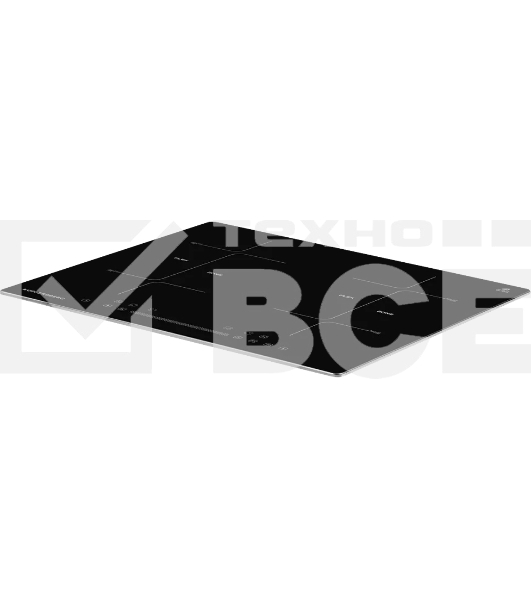 Встраиваемая варочная панель ICS 622 R Индукция, 60 см, 4 конфорки, черный цвет