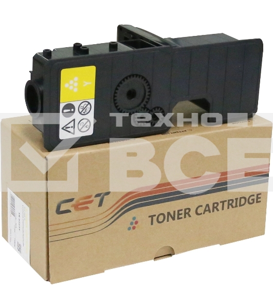 Картридж лазерный (PK208) TK-5230Y для KYOCERA ECOSYS P5021cdn/M5521cdn (CET) Yellow, 33г, 2200 стр., CET8995Y