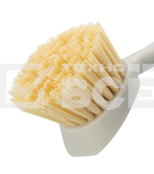 Щетка для посуды круглая d 60х230 мм, бамбуковая рукоятка, Home Palisad
