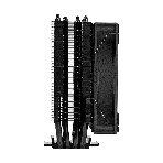 Кулер для процессора ExeGate Dark Magic EXX400V3-PWM.RGB (Al+Cu, черное покрытие, 4 тепл.трубки, LGA1150/1151/1155/1156/1200/1700/1851/AM2/AM2+/AM3/AM3+/AM4/AM5/FM1/FM2/754/939/940, TDP 140W, Fan 120mm, PWM, 800-1800RPM, Hydro bearing, 4pin, 11-24db, 500г брутто, RGB подсветка, с термопастой, на винтах, RTL), фото6