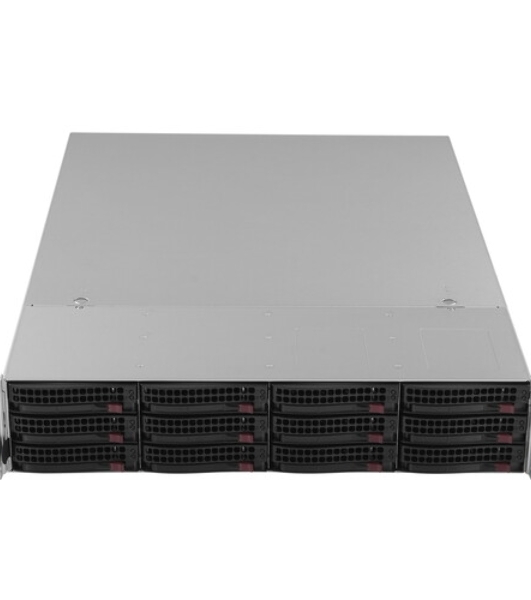 Корпус Supermicro CSE-826BAC4-R920LPB, 2U, 8 x SAS3 & 4 x hybrid NVMe 3.5 bays