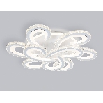 Потолочный светодиодный светильник Ambrella light FA1704/6+3 WH/CH белый/хром 255W 3000K-6400K 610*610*130 (ПДУ РАДИО 2.4G), фото6
