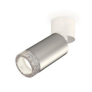 Светильник Ambrella Light XM6324031 SSL/WH/CL серебро песок/белый/прозрачный (A2220, C6324, N6150)