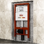Инсталляция BAU PRO для подвесного унитаза с клавишей смыва BAU Soul, черная матовая, фото10
