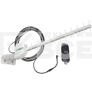 РЭМО (213010) BAS-2303 УЛЬТРА 3G/4G Внешняя направленная 3G/4G антенна, для работы с 4G-модемами, в сетях LTE (LTE 2600 FDD Band7 и Band38), кабель с разъемом FME, комплектуется адаптером FME-CRC9 и универсальным кронштейном, раб. частоты 2500-2700МГц, ус