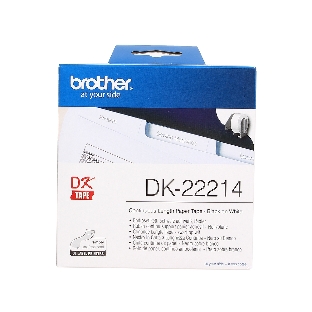 Бумажная клеящаяся лента Brother DK22214 (белая, ширина 12 мм)