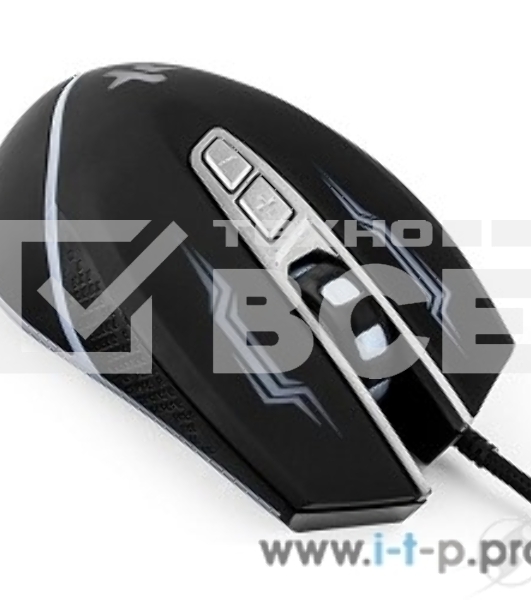 Мышь проводная Гарнизон GM-730G черный, 3200 dpi, USB, кнопки - 7