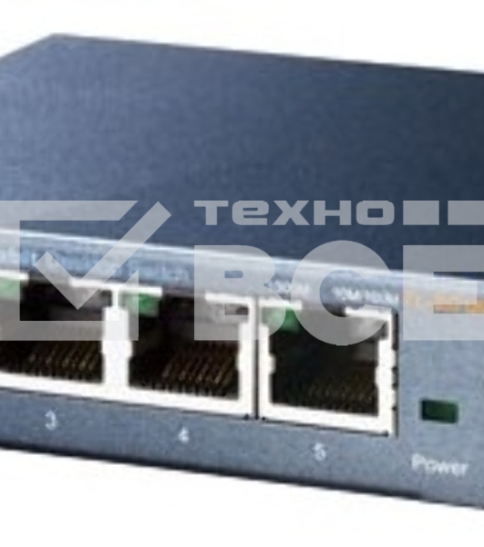Коммутатор TP-Link SOHO TL-SG105 5-port Desktop Gigabit Switch, 5 10/100/1000M RJ45 ports, metal case