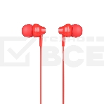 Проводные наушники-вставки с микрофоном Hoco M14 Red, фото 1
