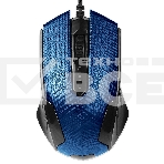 Мышь проводная Qumo Office M14 синий, 1000 dpi, USB, кнопки - 3, фото 1