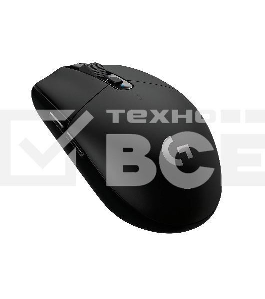 Мышь беспроводная Logitech G305 Lightspeed черный, 12000 dpi, радиоканал, USB, кнопки - 6