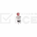 Выключатель-кнопка  металл 220V 2А (2с) (ON)-OFF  Ø7.2  красная  Micro  Rexant, фото 1