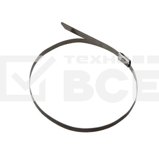 Хомут кабельный 4.6х200 сталь серебр. (уп.50шт) Rexant 07-0208