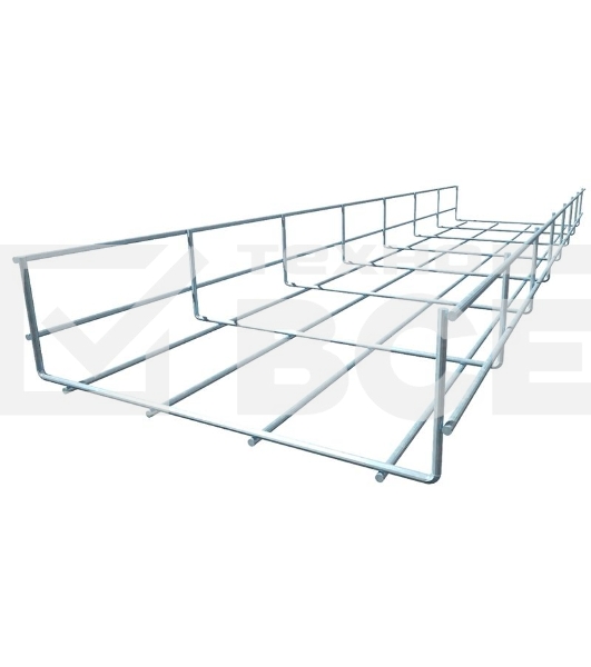 Лоток проволочный 100х60 L3000 сталь 4мм PL60х100х4.0 оцинк. КМ LO0661