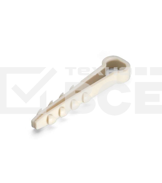 Дюбель-хомут ДХП 12-6 нейлон бел. (уп.100шт) Fortisflex 57159