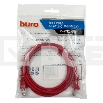 Патч-корд Buro cat5E 1.5м красный RJ-45 (m)-RJ-45 (m), фото2