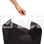 Шредер Fellowes PowerShred LX50 черный (секр.P-4)/перекрестный/9лист./17лтр./скрепки/скобы/пл.карты, фото 1
