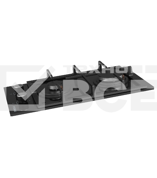 Газовая варочная поверхность Hyundai HHG 3235 BG черный