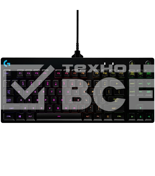 Клавиатура Logitech G Pro (920-009393) проводная, USB, чёрный