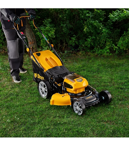 Газонокосилка аккумуляторная Denzel RLM450-36, 36 В, 2 Ач