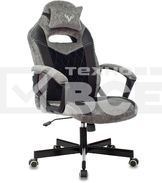 Кресло игровое Бюрократ VIKING 6 KNIGHT B FABRIC черный крестовина металл/пластик