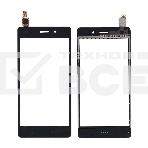 Сенсорное стекло (тачскрин) для Huawei P8 Lite, черное, фото4