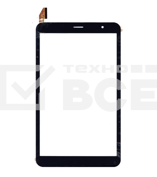 Сенсорное стекло (тачскрин) для Prestigio Grace 3738 3G, черное