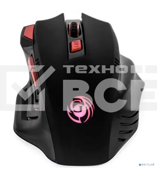Мышь беспроводная Dialog Gan-Kata MRGK-14UR черный, 1600 dpi, радиоканал, USB, кнопки - 6
