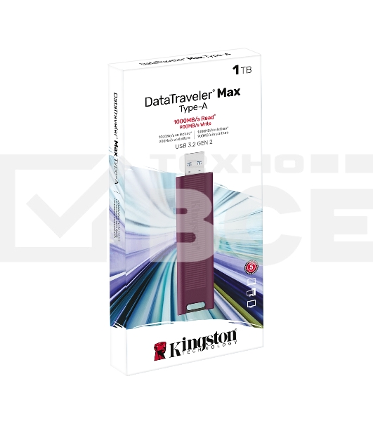 Флеш диск 1TB Kingston DataTraveler Max DTMAXA/1TB