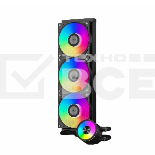 Система охлаждения PCCooler DA360 Pro ARGb черный 120мм алюминий+медь 2200rpm 33.7db 4-pin 300W