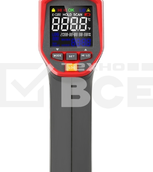 Инфракрасный термометр UT302A+ , -32С~ 700С
