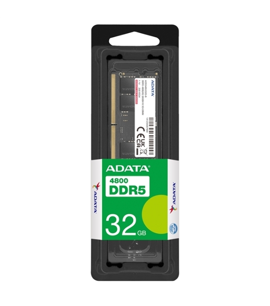 Оперативная память ADATA AD5S480032G-S, DDR5, 32GB (1x32 GB), 4800 MHz, CL40, SO-DIMM