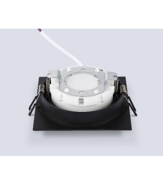 Светильник Ambrella light TN6609 BK черный IP44 GX53 max 15W 110*110*23