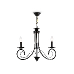 Светильник Ambrella light TR9606/3 BK черный E14/3 max 40W D560*650, фото6