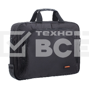 Сумка ExeGate EX264611RUS Office F1596 Black, черная, полиэстер, для ноутбуков до 15.6