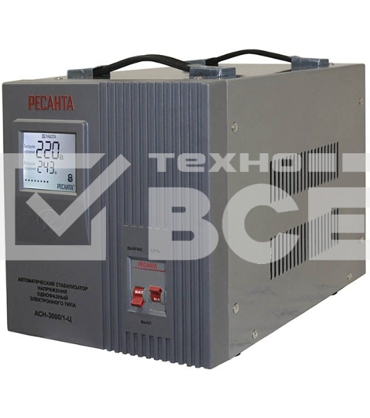 Сетевой фильтр Сетевой стабилизатор Ресанта ACH-3000/1-Ц