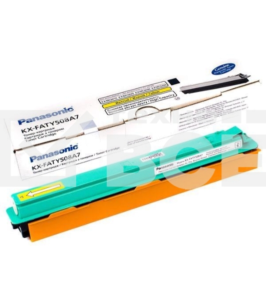 Картридж лазерный Panasonic KX-FATY508A7 желтый для Panasonic KX-MC6020RU