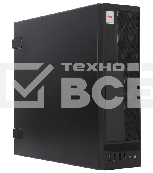 Компьютерный корпус Slim Case InWin CE052S Black 300W 2*USB3.0+2*USB2.0+AirDuct+Fan+Audio mATX