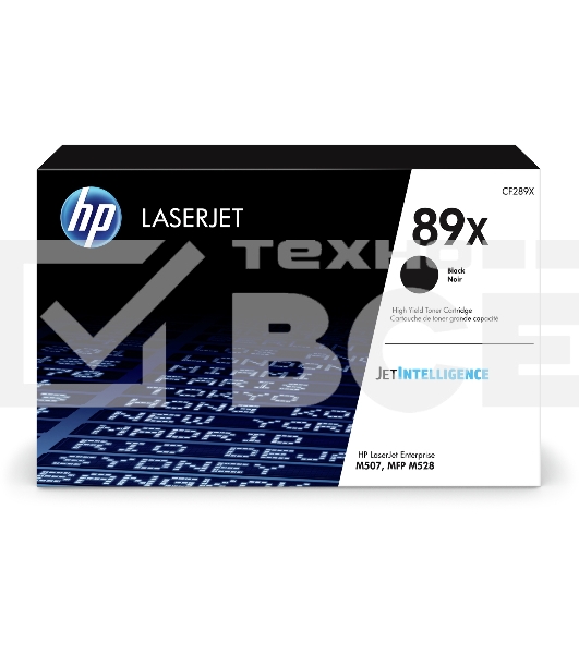 Картридж лазерный HP CF289X черный для HP LJ M507/MFP M528 (10000стр.)
