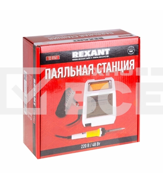 Паяльная станция Rexant (150-450 °С), 220 В/48 Вт