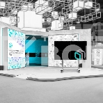 Напольный мобильный стенд ONKRON FSPRO2L-22 для видеостен 2х2 4 x 40”- 50