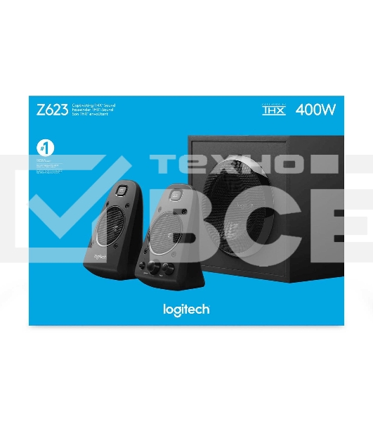 Колонки 980-000403 Колонки Logitech Z-623 2.1 RMS RTL