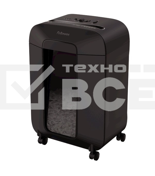Шредер Fellowes PowerShred LX85 (секр.P-4)/перекрестный/12лист./19лтр./скрепки/скобы/пл.карты