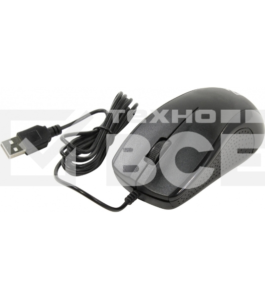 Мышь проводная Defender Optimum MB-160 черный, 1000 dpi, USB, кнопки - 3