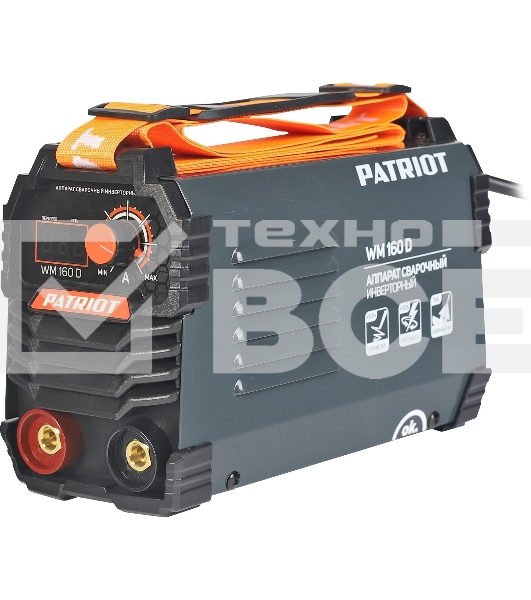Сварочный аппарат Patriot WM160D инвертор ММА 6.8кВт