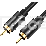 Кабель Vention аудио RCA M/RCA M - 1м черный, фото3