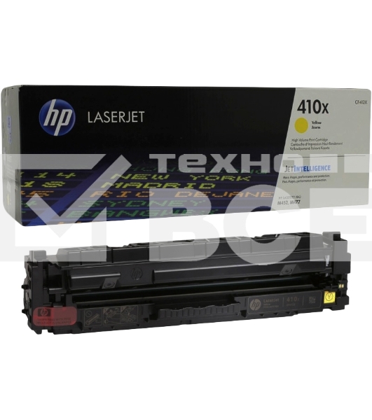 Тонер Картридж HP 410X CF412X желтый для HP LJ Pro M452/M477 (5000стр.)